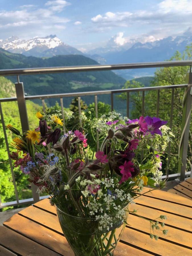 NOUVEAU! Dans résidence Alexandra House Leysin Exterior foto